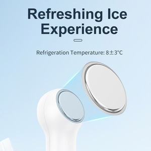 Máy làm săn chắc da Máy mát xa mặt Nóng lạnh Mặt Nâng cơ mặt Thiết bị làm đẹp để làm sáng tông màu da và làn da mềm mại - Product Image 3