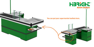 Mostrador de Caja de Acero de Alta Calidad para Tiendas Minoristas, Mostrador de Caja para Supermercados y Centros Comerciales - Product Image 3