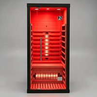 Livraison rapide, sauna infrarouge pour 1 personne, panneau chauffant en carbone, intérieur, à vendre