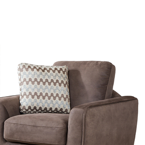 Sillón Individual de Tela de Terciopelo Suave Gris Moderno Nórdico para Oficina, Hogar, Sala de Estar, Muebles de Diseño - Product Image 2