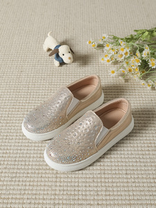 Custom Simple Flat-soled Casual Leather <b>Shoes</b> Boys and Girls New Casual <b>Soft</b>-soled Children Loafer <b>Shoes</b> - Product Image 5