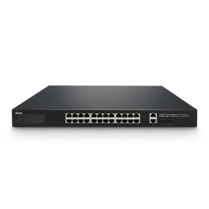IEEE802.3af/tại 400W 24 cổng Gigabit PoE chuyển đổi với 2 uplink Gigabit & 2 SFP cổng - Product Image 1