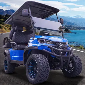 Neues Design 2-Sitzer Buggy Allradantrieb Gelände elektrischer Golfwagen Fahrzeug
