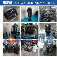 Machine à moulage par soufflage, grande extrusion, type d'accumulateur, pour la fabrication de mannequins en plastique, kg