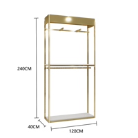 Étagères réglables porte-vêtements en métal robuste porte-vêtements forme simple moderne support de hall sur pied