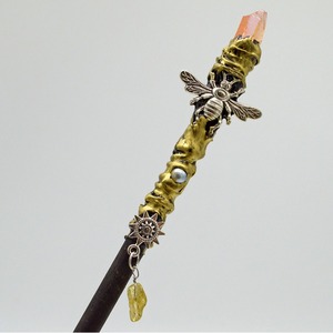 Baguette magique gravée à la main <span class=keywords><strong>en</strong></span> améthyste naturelle pour rituels décor d'autel <span class=keywords><strong>en</strong></span> cristal accessoires de sorcellerie <span class=keywords><strong>en</strong></span> <span class=keywords><strong>bois</strong></span> - Product Image 4