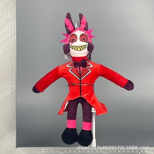 Peluche de Hazbin Hotel, Juguete de Algodón Súper Suave de la Serie <span class=keywords><strong>Hell</strong></span> Inn, para Regalos de Cumpleaños, Nuevo Producto Transfronterizo - Product Image 6
