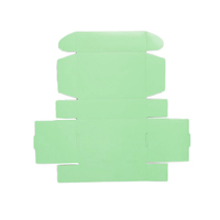 Boîte d'expédition en carton ondulé vert pour avion, gaufrage, revêtement UV, matériaux recyclés, personnalisable, cadeau artisanal