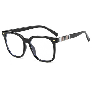 Gafas de vista Psn Square con montura completa, lentes transparentes negras, unisex, montura TR90, tamaño mediano - Product Image 4
