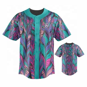 Camiseta de béisbol personalizada para hombre, camisetas bordadas por sublimación, tu nombre y números - Product Image 6