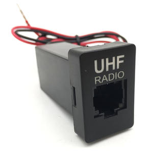 Toyo ta Hilux Prado UHF Radio Socket Upqrade impermeable RJ45 Car Dash Pass Through con luz LED ajuste directo estilo OEM - Product Image 1