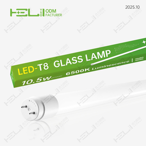 Tube LED <span class=keywords><strong>T8</strong></span> de classe C ERP, 6,5W, 9W, 10,5W, <span class=keywords><strong>13W</strong></span>, 15,5W, 23W, 165lm/W, tube en verre à haut rendement lumineux, 270 degrés, remplacement pour supermarché - Product Image 3