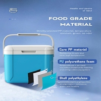 Glacière isotherme portable 18l, étanche, résistante aux fuites, pour aliments, boissons, camping, voyage, pique-nique, extérieur