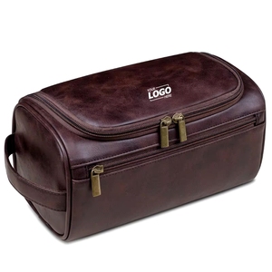 Neceser de Viaje Personalizado <span class=keywords><strong>para</strong></span> Hombre - Bolsa de Aseo Grande de Cuero PU con Nombre Personalizado, Regalo <span class=keywords><strong>para</strong></span> Esposo, <span class=keywords><strong>Novio</strong></span>, Papá - Product Image 2