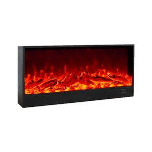 Cheminée électrique murale contemporaine en métal pour chauffage intérieur avec télécommande, idéale pour le salon - Product Image 3