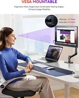 Monitor Portátil AHXJKA de 15.6 Pulgadas, Ultrafino, Full HD 1080p IPS, con Altavoz Integrado, USB-C, Plug-and-Play, Segunda Pantalla para Portátiles
