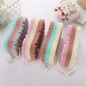 Soft Bath Sponge Body Scrub Bast Wisp Massage Brush Body Washcloth Skin Scrubber Relax Exfoliating Skincare Shower Accessories - Product Image 4