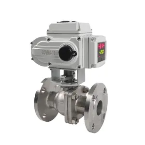 COVNA Motorized Valve DN50 4 20ma Wireless Remote Control Water Ball Valve With Electric Actuator