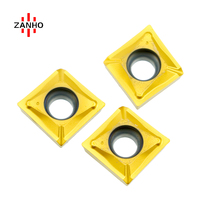 Insertos de perforación de carburo de alto rendimiento ZANHO XCMT040104R/L XCMT050204 XCMT060204 XCMT070304 XCMT080304 PVD OEM personalizable