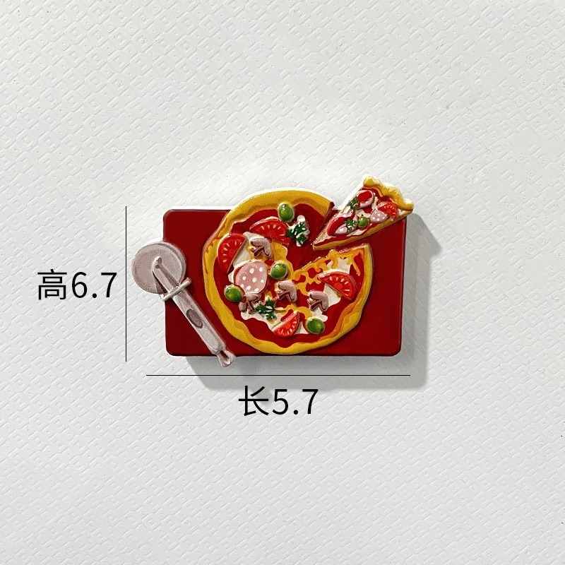 Pizza on a tray