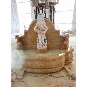 थोक उत्कीर्ण पत्थर फव्वारा कीमत लक्ष्मी हिन्दू भगवान संगमरमर की प्रतिमा