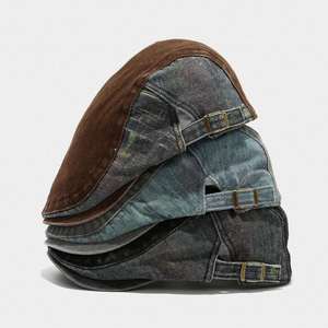 Nouvelle Arrivée 2025 – Casquette Ivy Tendance en Coton Délavé avec Empiècements - Product Image 1