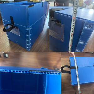 Hygienic Virgin PP Storage Bins with Handles Waterproof Corrugated <strong>Plastic</strong> <strong>Totes</strong> for Food &amp; Pharma Logistics - Product Image 6