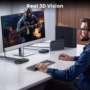Syong สวิตช์3พอร์ต HDMI แบบพกพาพร้อม IR,3 in 1 OUT, 4K30Hz,HDMI 1.4 3D Dolby Vision, เข้ากันได้กับ <span class=keywords><strong>macbook</strong></span>/PS5 /xbox/ แล็ปท็อป - Product Image 6