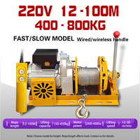 Kaldırma Ekipmanları Kararlı İletim Sistemi Aşınmaya Dayanıklı Tasarım Çelik Halatlı Elektrikli Vinç/Çekme Vinci Debriyajı Restoran Tamiri 400/800kg CE