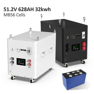 EU DDP Fast Ship 32kWh 51.2V 628Ah MB56 JK V19 BMS Heating Function with Wheels Solar <b>Backup</b> Power LiFePO4 <b>Battery</b> Pack - Product Image 4