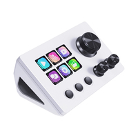 Controlador de Transmisión MiraBox N3 con Panel de Macros, 6 Teclas LCD y 3 Perillas Giratorias para Streaming, Juegos y Creación de Contenido