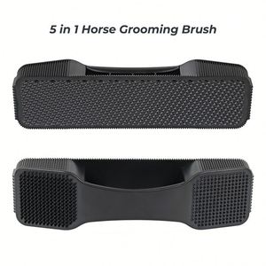 Custom 5-in-1 Horse Grooming Brush <b>Set</b>, Upgraded PP Hair Brush for Horses, <b>Massage</b> Comb for Pets,Grooming Supplies - Product Image 3