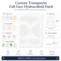 Patch Hydrocolloïde Complet pour le Visage, Vente Directe Usine, OEM ODM Personnalisé, Traitement Invisible de l'Acné, Biologique, Sans Huile, Pour Tous Types de Peau, Soin du Visage