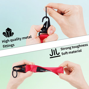 Sublimation Short Carabiner Lanyard Keychain Metal <strong>Key</strong> Ring Hook Strap Wrist Lanyard Custom <strong>Car</strong> Motorcycle <strong>Key</strong> <strong>Chain</strong> With Logo - Product Image 4
