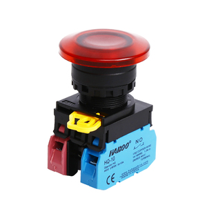 Interrupteur à bouton-poussoir en plastique 22MM, 10A 1NO1NC, à enclenchement momentané, pour démarrage et arrêt, rouge et vert - Product Image 6