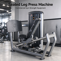Machine de presse à jambes assise à charge libre pour usage commercial, équipement de fitness pour la musculation des jambes, OEM disponible