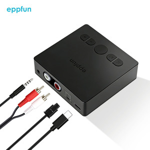 Transmisor y Receptor <span class=keywords><strong>2</strong></span> en <span class=keywords><strong>1</strong></span> con Salida/Entrada Auracast, Adaptador de Audio Aptx LL/Adaptive con Entradas de Audio USB/<span class=keywords><strong>RCA</strong></span>/3.5mm - Product Image 1