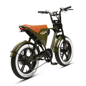 Vélo électrique style moto TXED Factory OEM <span class=keywords><strong>20</strong></span> <span class=keywords><strong>pouces</strong></span> 48V 250W avec moteur arrière, Fatbike rétro Cafe <span class=keywords><strong>Racer</strong></span> pour adultes - Product Image 4
