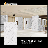 Plaque PVC Effet Marbre UV 1220 x 2440, Plaque Plastique Stratifiée UV