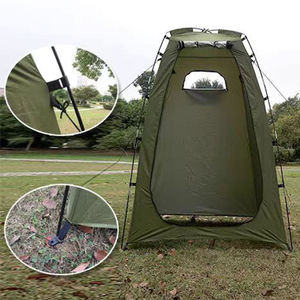 Tente de douche durable et légère en fibre de verre pour camping en plein air, abri mobile pour toilettes et bain, sac de rangement à suspendre, pêche - Product Image 3