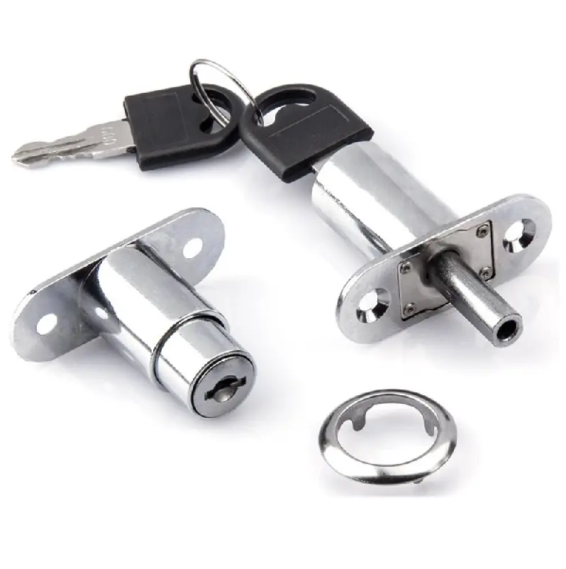 Roeasy Push open lock Furniture hardware desk wardrobe cabinet cam drawer lock for furniture