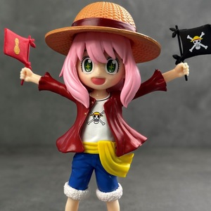 Figura de PVC de <span class=keywords><strong>Anime</strong></span> de Anya COS Luffy de 18 cm, Versión Linda, Figura de Acción, Colección <span class=keywords><strong>Spy</strong></span> <span class=keywords><strong>X</strong></span> <span class=keywords><strong>Family</strong></span>, Modelo de Regalo - Product Image 4