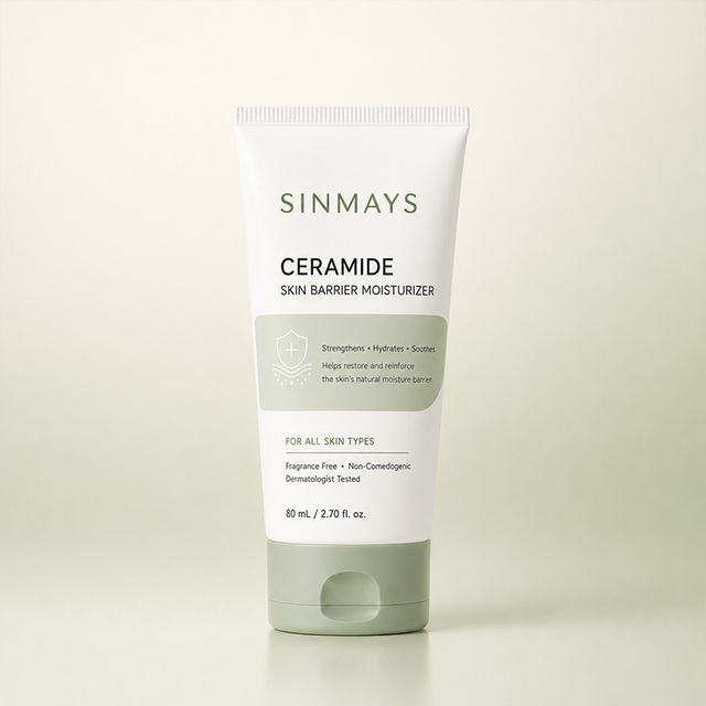 Ceramide Skin Barrier Moisturizer Ceramide Panthenol B5 Hyaluronic Acid Face Cream Hydrating Repair Barrier Care Lotion
