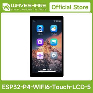 Carte de développement Waveshare ESP32-P4-WIFI6 5 pouces avec module d'entrée/sortie audio intégré pour l'interaction IA et le contrôle vocal K568 - Product Image 2