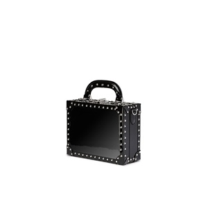 Valigia da Donna Personalizzata di Alta Qualità, Borsa a Mano di Lusso Nera dal Design Vintage - Product Image 2