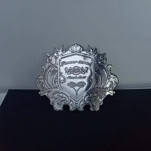 Etiqueta de Aluminio Ecológica de Lujo para Botellas Farmacéuticas, Placa de Identificación Metálica Personalizada para Productos de Cuidado de la Salud de Alta Gama, Sand Candy - Product Image 1