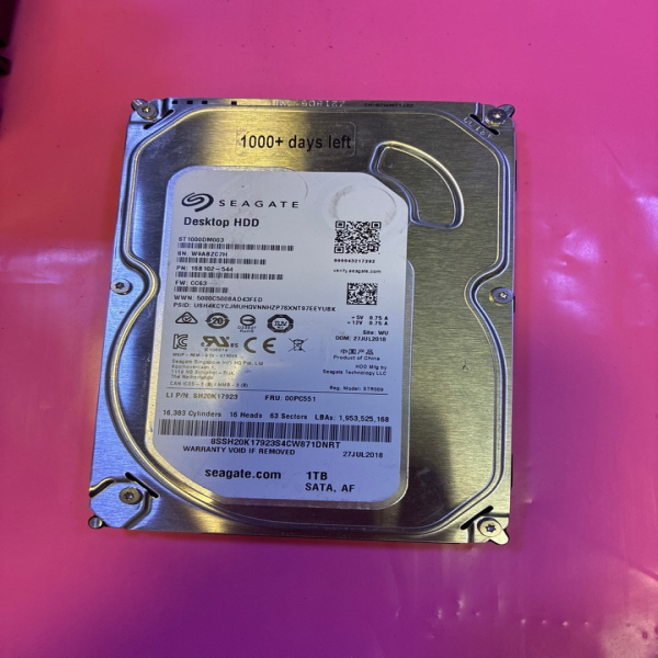 1 Brand New Original Item  Desktop Hdd St1000dm003 1tb Internal Hard Drive 3.5" Plc