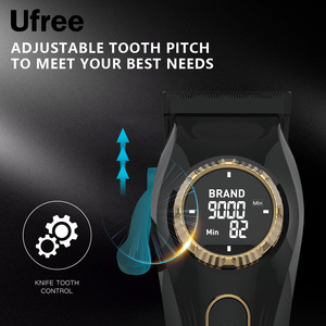 เครื่องตัดผมไฟฟ้า UFREE ดีไซน์ใหม่ ระดับมืออาชีพ แบบไร้สาย ชาร์จไฟได้ผ่าน USB สำหรับใช้ในโรงแรม กันน้ำระดับ IPX7 ควบคุมผ่าน<span class=keywords><strong>แอ</strong></span><span class=keywords><strong>ป</strong></span>พลิเคชัน - Product Image 6
