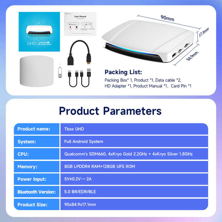 Carlinkit UHD CPC200-Tbox(EAU版 SDM660) Carlinkit UHD CPC200