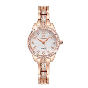 Reloj de Cuarzo para Mujer, Diseño Deportivo, Estilo Coreano, Correa de Acero Inoxidable, Cristal, Resistente al Agua, con Logotipo Personalizado SENO, OEM ODM - Product Image 1